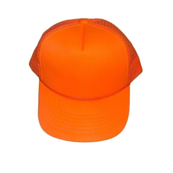 KC Neon Orange Trucker Hat - Picture 1 of 9